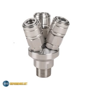 Chạc 3 khí nén inox