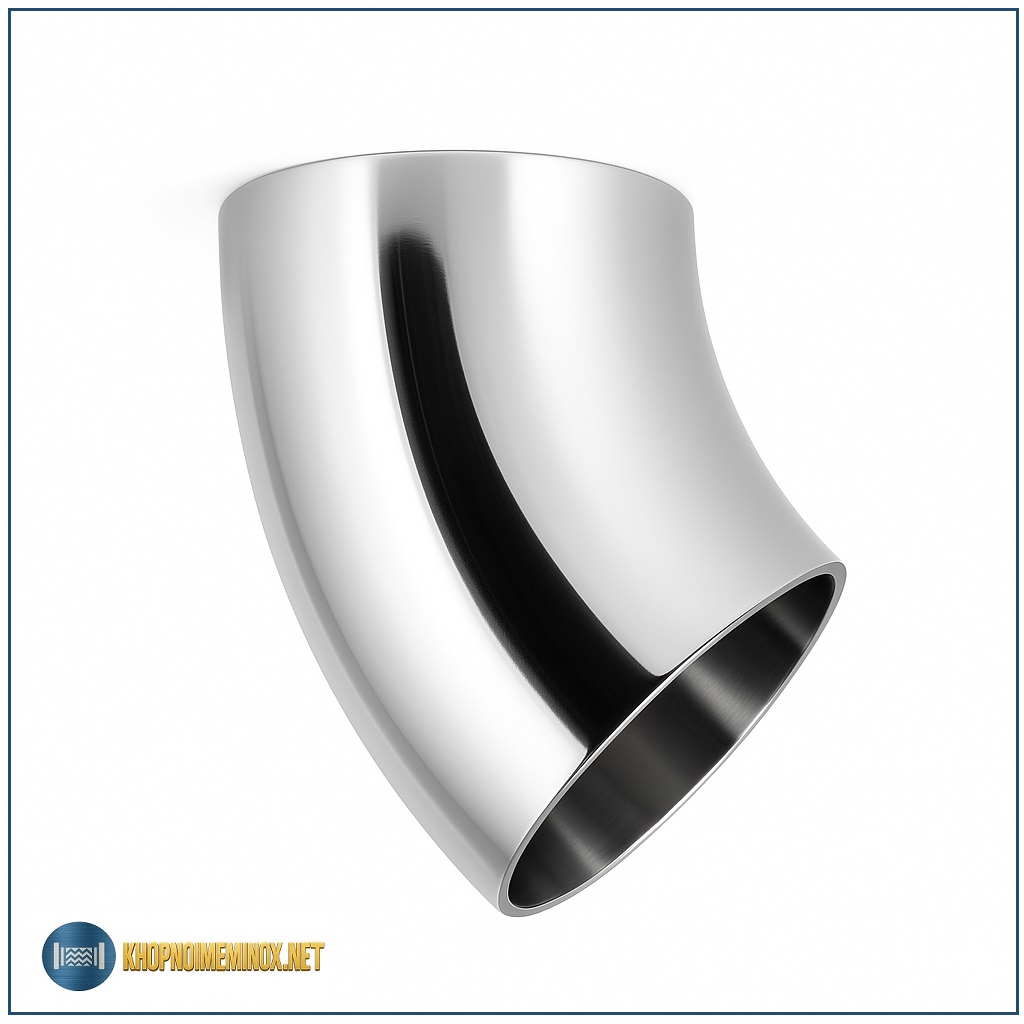 Cút inox vi sinh 45 độ