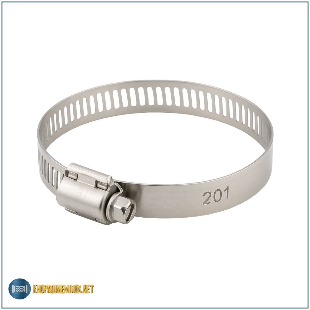 Đai xiết inox 201