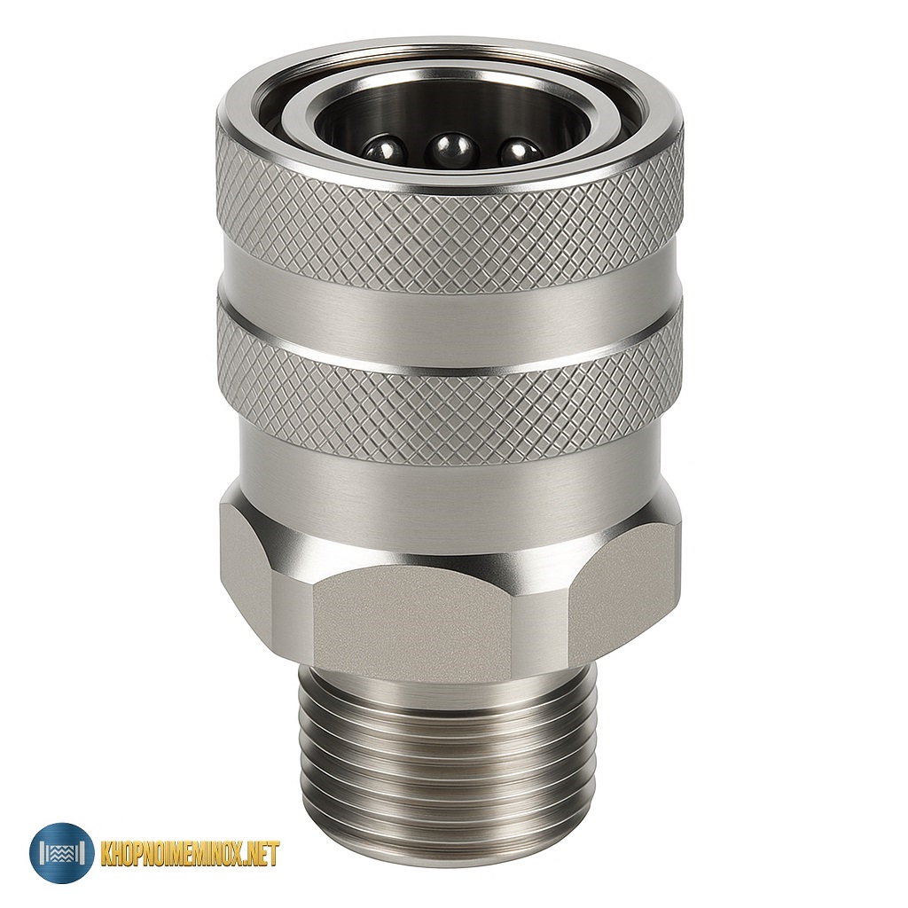 Đầu nối nhanh khí nén inox 304