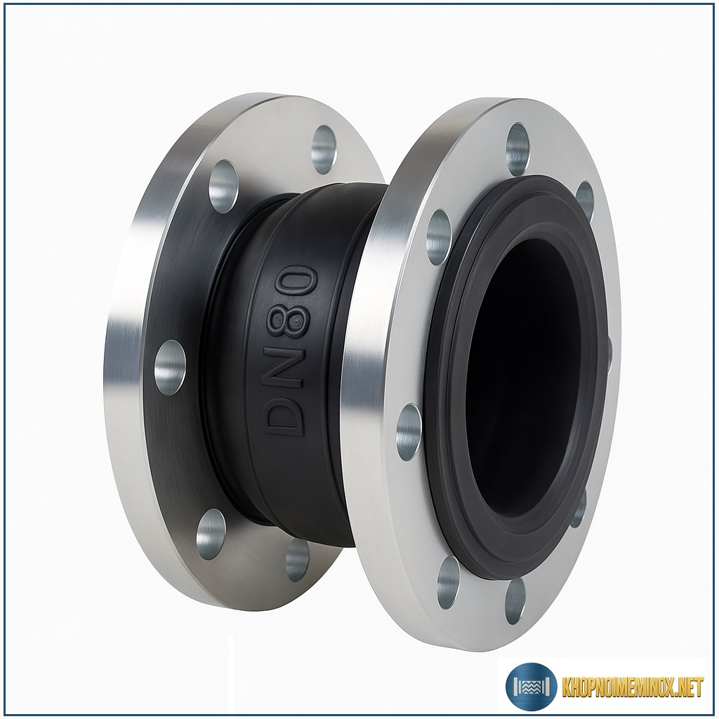 Khớp nối mềm cao su DN80