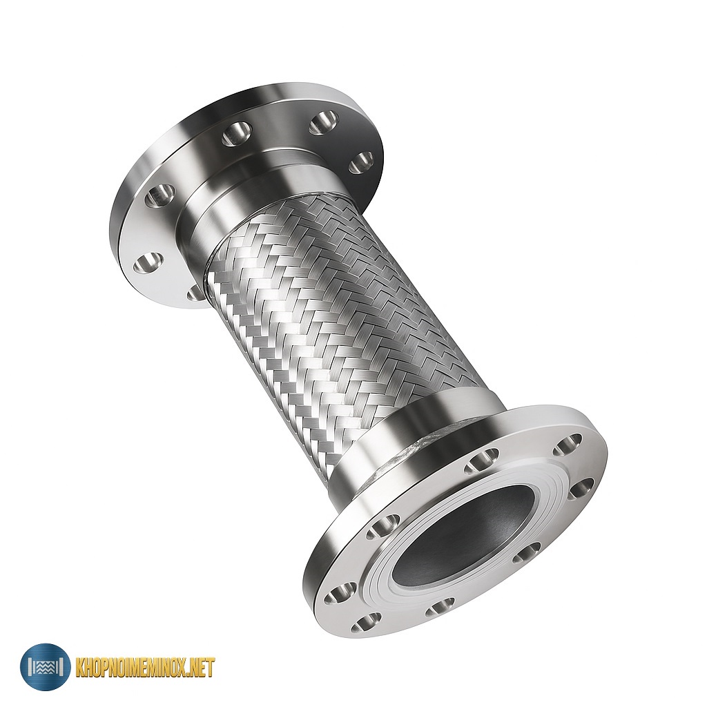 Khớp nối mềm inox 1 đầu bích xoay