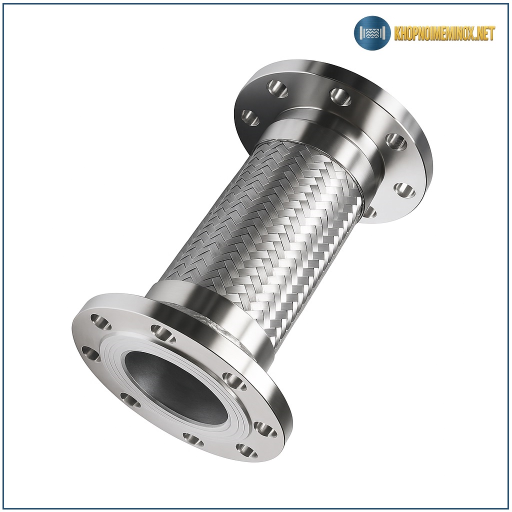 Khớp nối mềm inox 1 đầu bích xoay