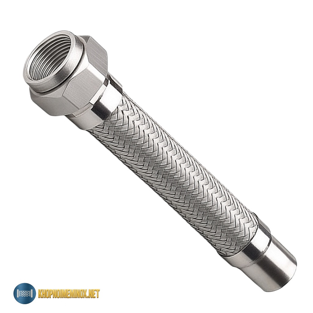 Khớp nối mềm inox 1 đầu ren 1 đầu hàn