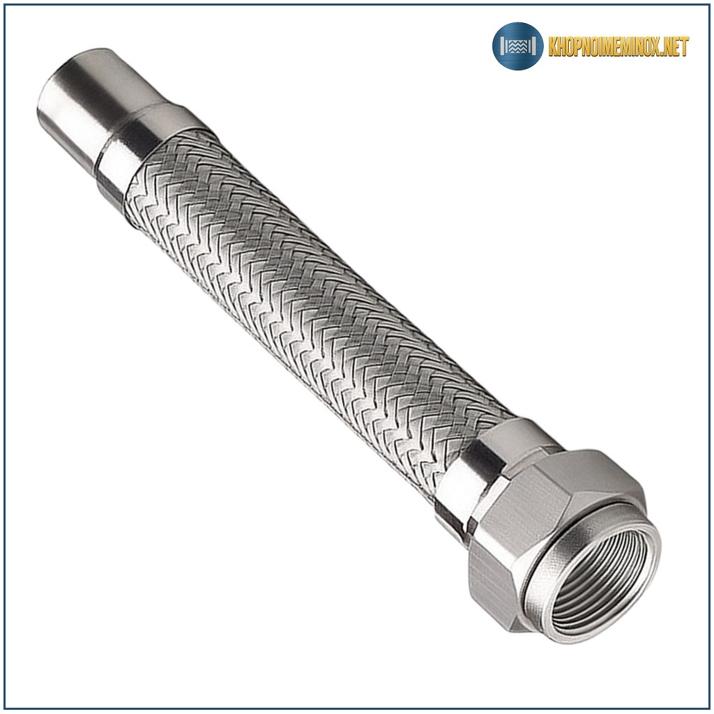 Khớp nối mềm inox 1 đầu ren 1 đầu hàn