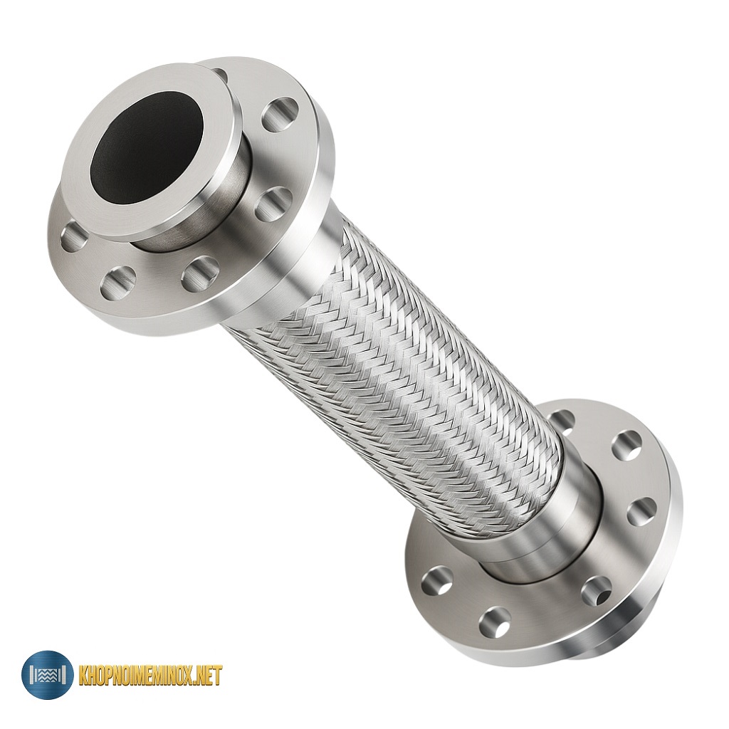 Khớp nối mềm inox 2 đầu bích xoay