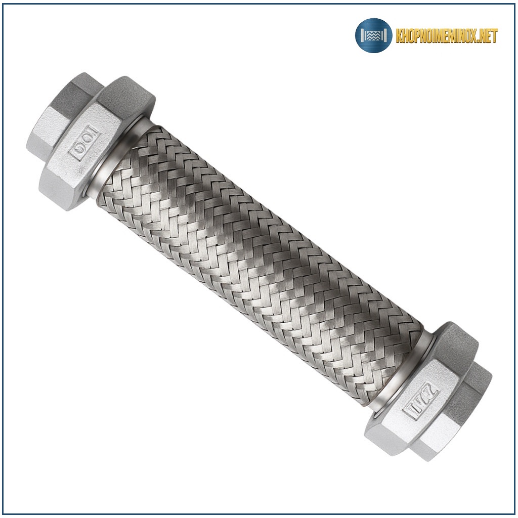 Khớp nối mềm inox đầu rắc co