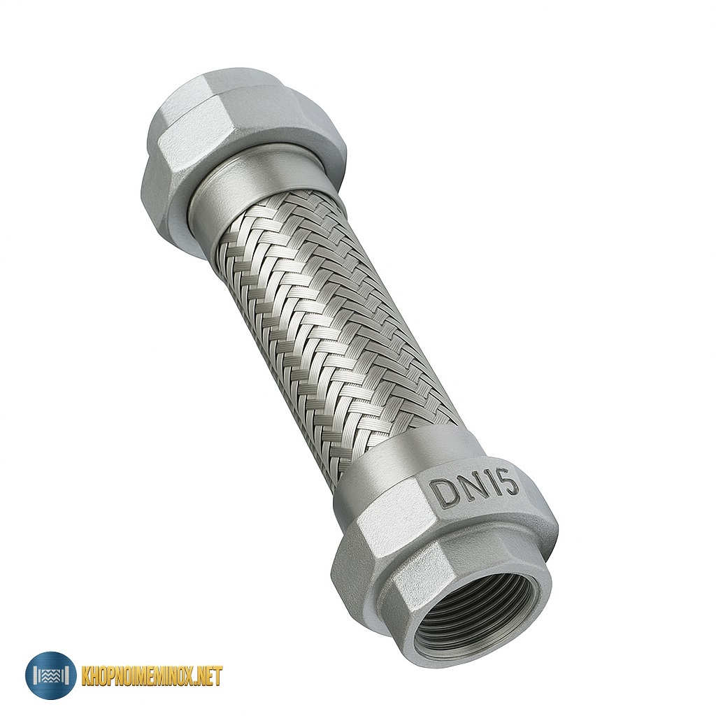 Khớp nối mềm inox DN15