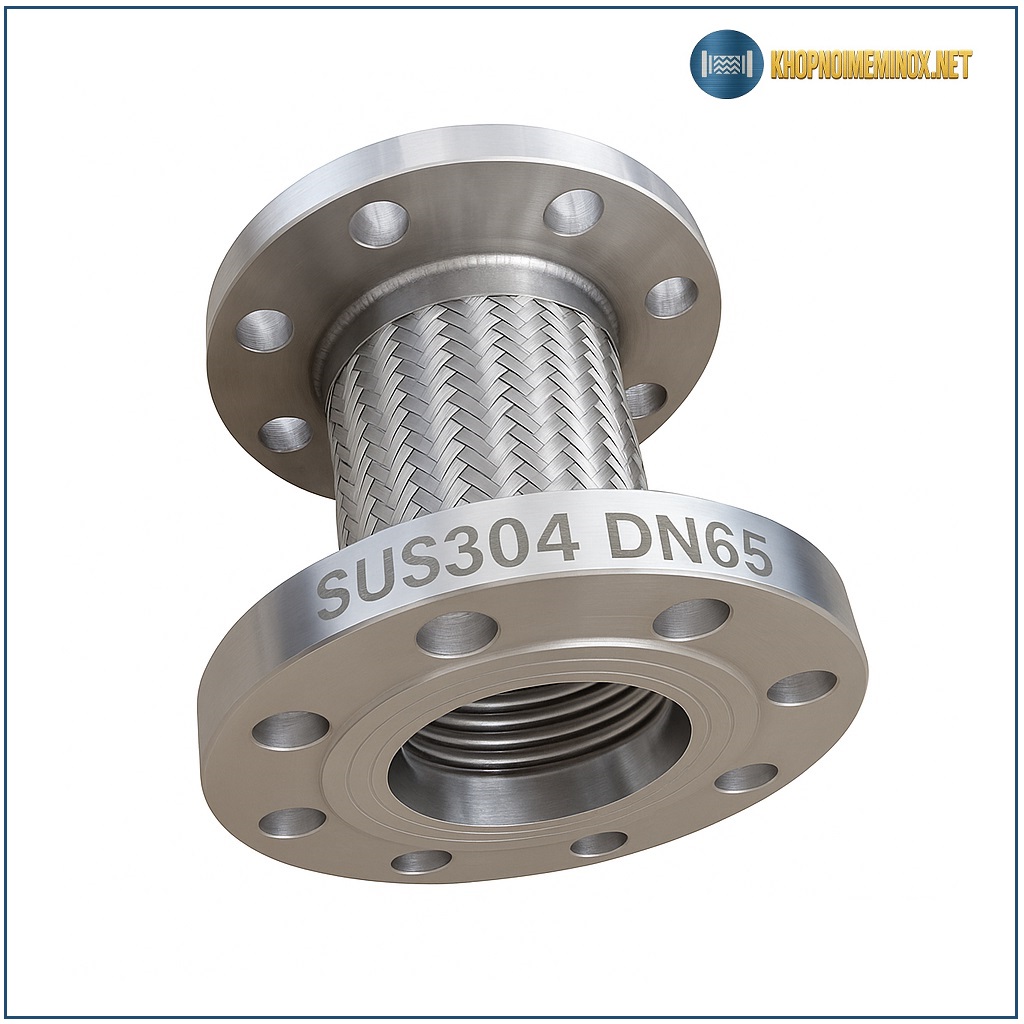 Khớp nối mềm inox DN65