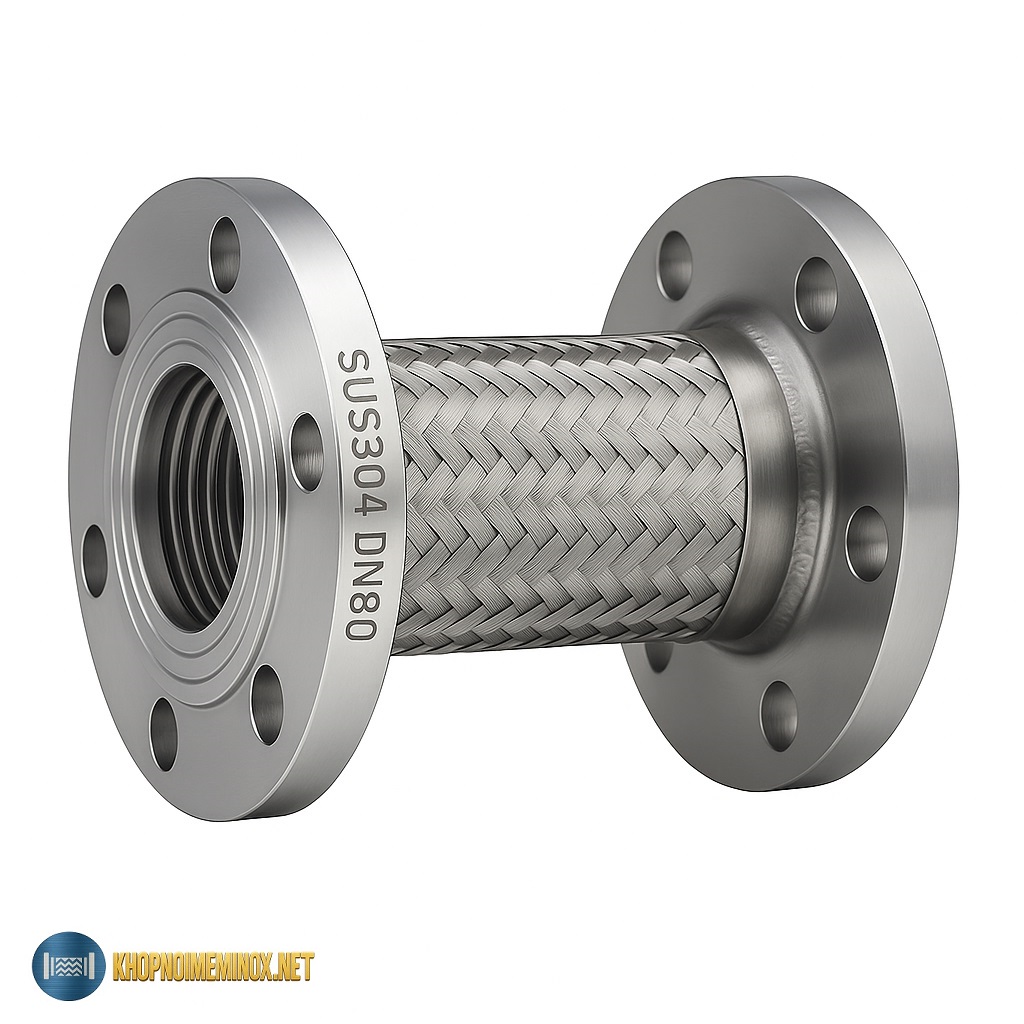Khớp nối mềm inox DN80