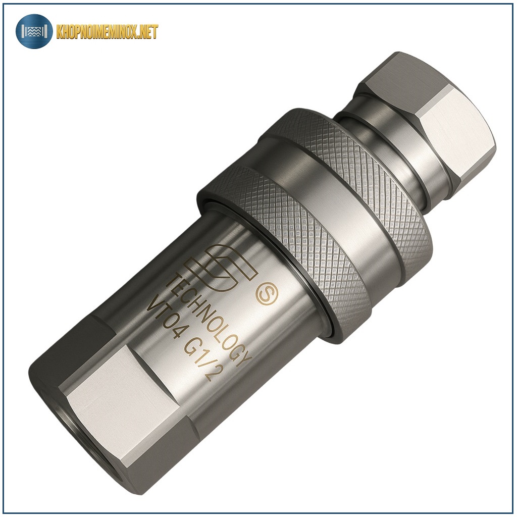 Khớp nối nhanh thủy lực 1/2″