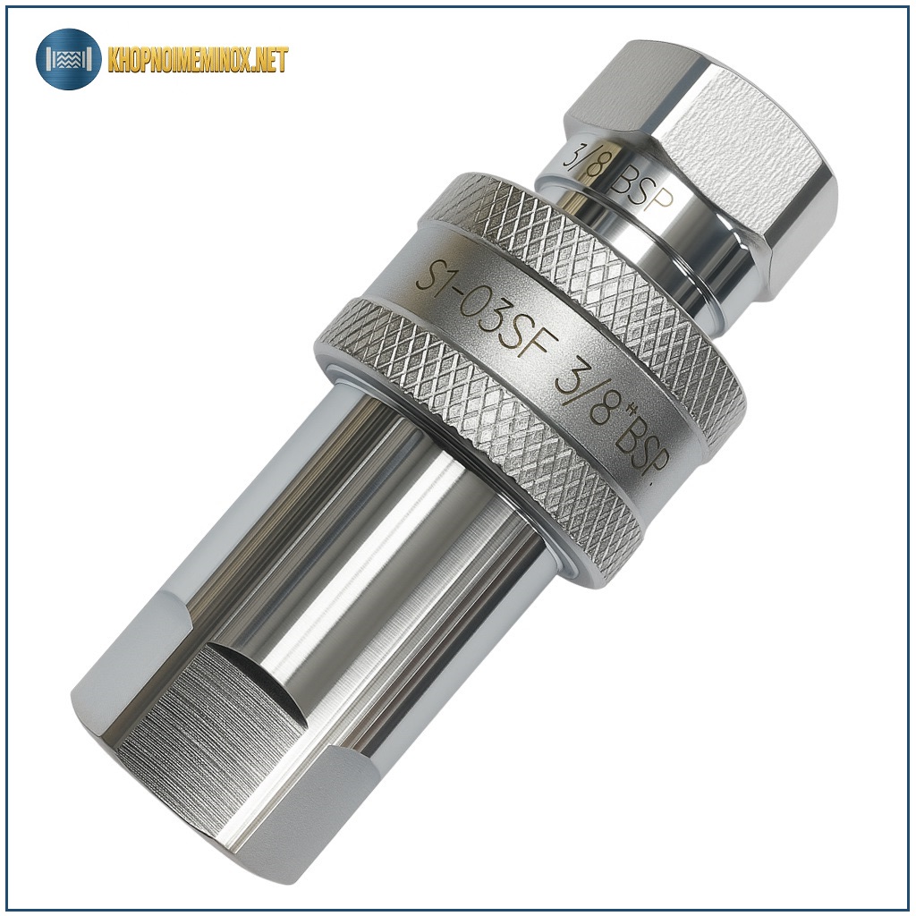 Khớp nối nhanh thủy lực 3/8″