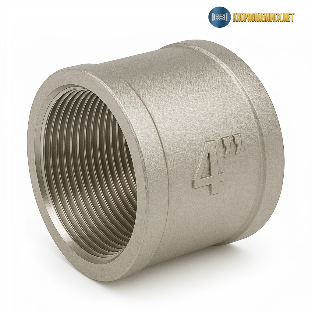 Măng sông inox DN100