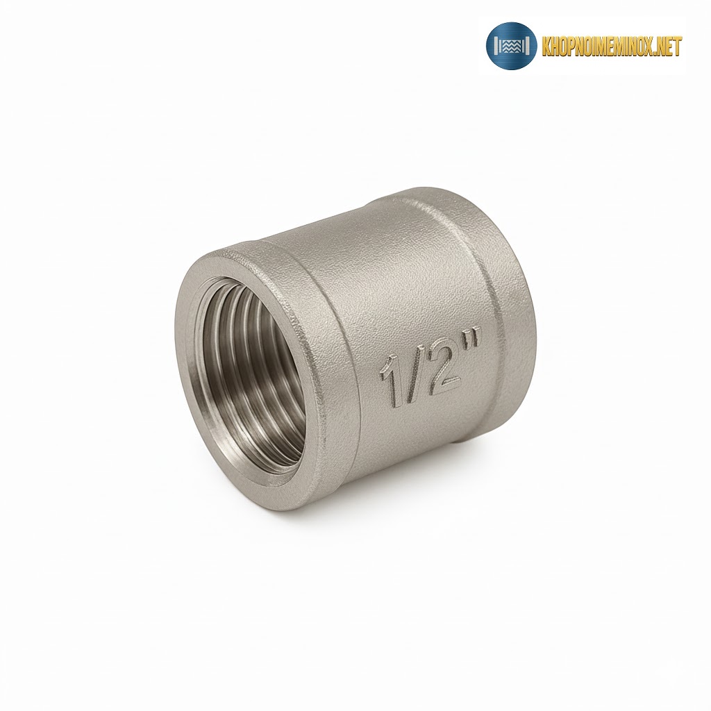 Măng sông inox DN15