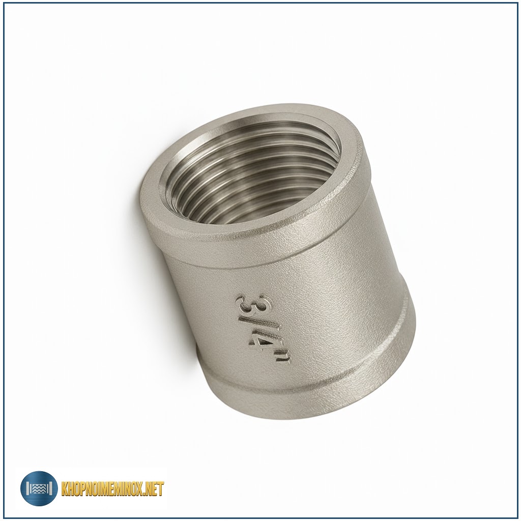 Măng sông inox DN20