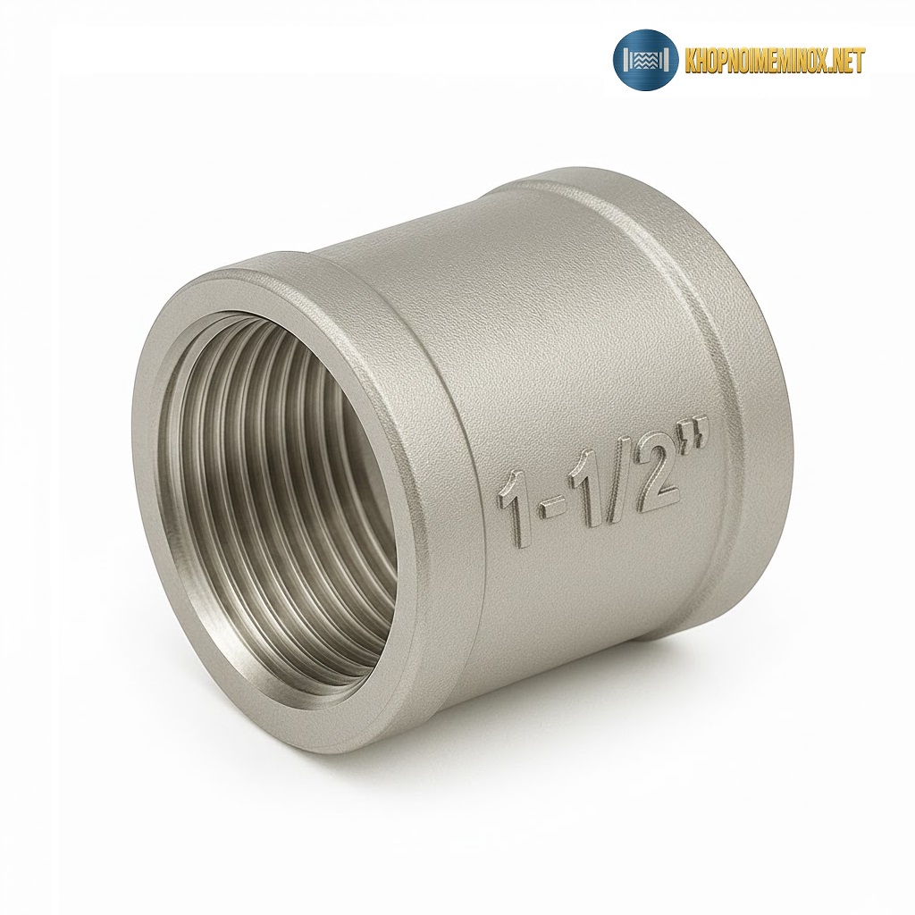 Măng sông inox DN40