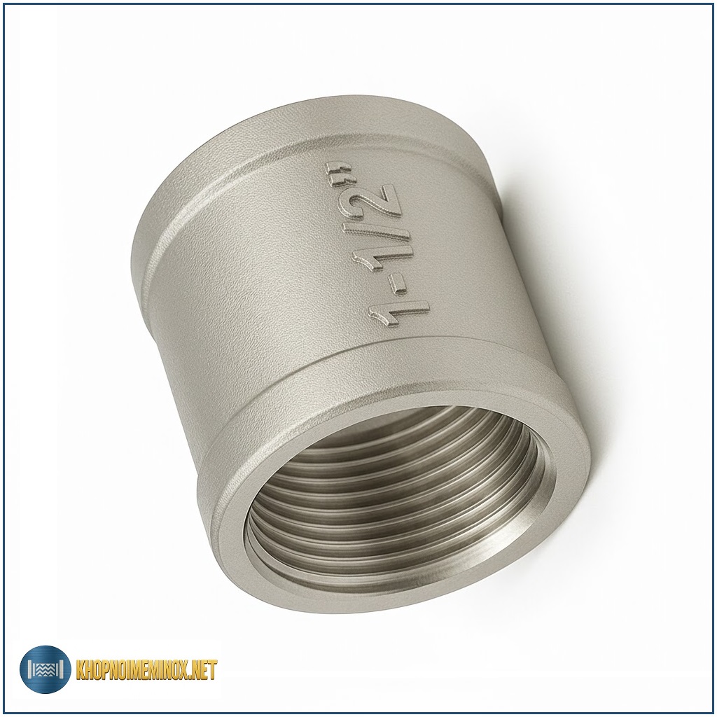 Măng sông inox DN40