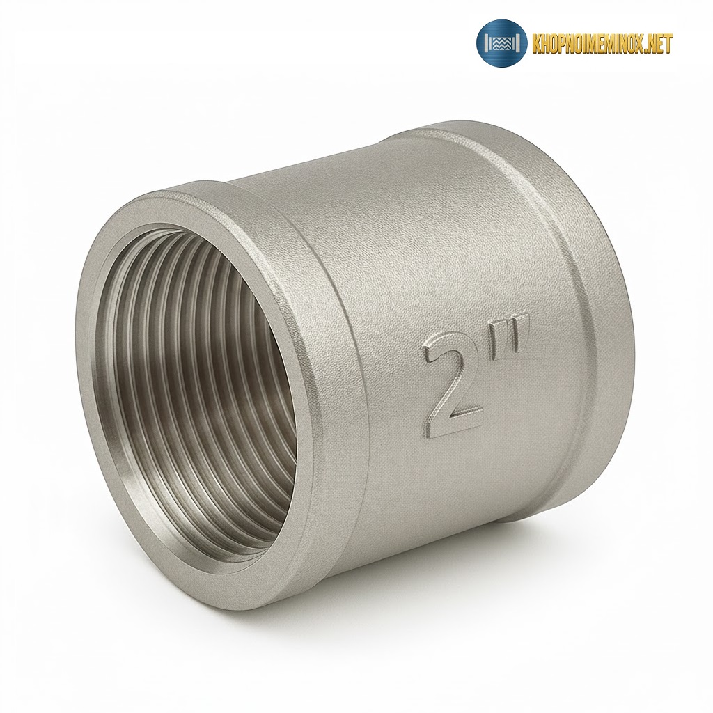 Măng sông inox DN50