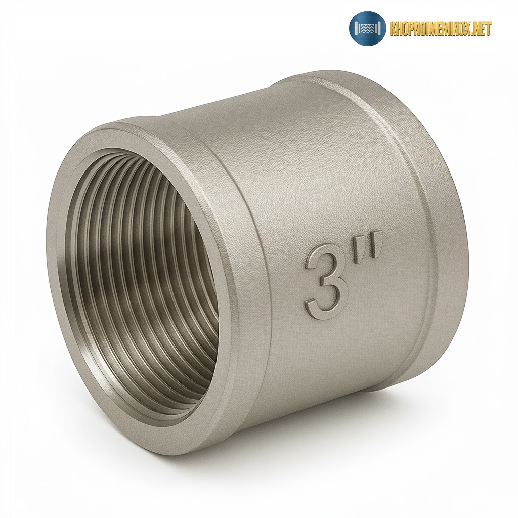 Măng sông inox DN80