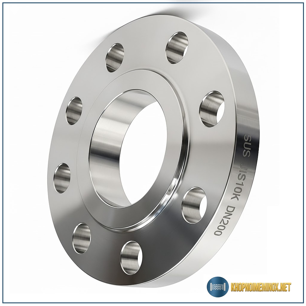 Mặt bích inox JIS10K DN200
