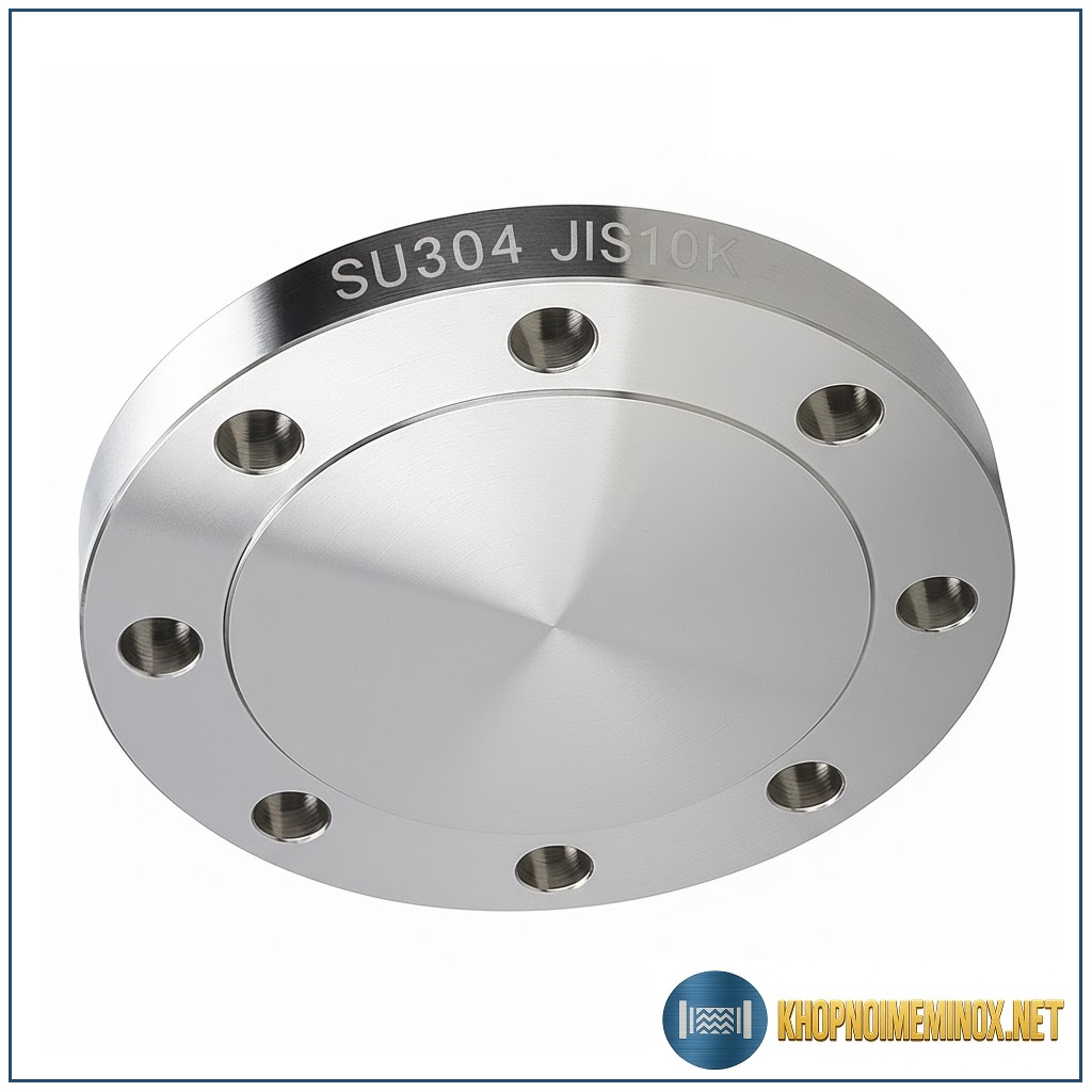 Mặt bích mù inox 304 JIS10K