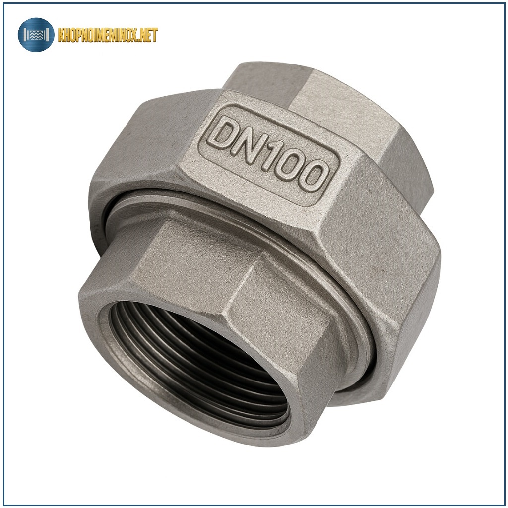 Rắc co inox DN100