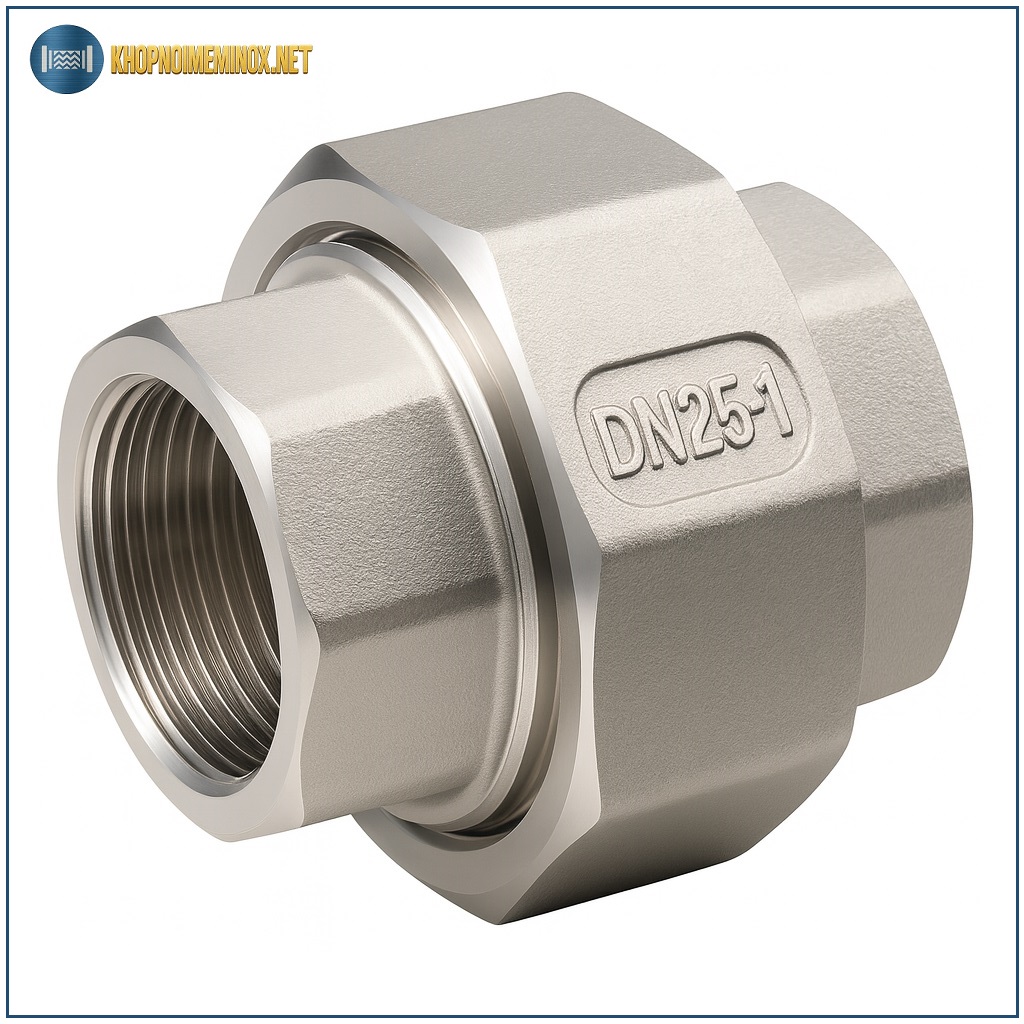Rắc co inox DN25