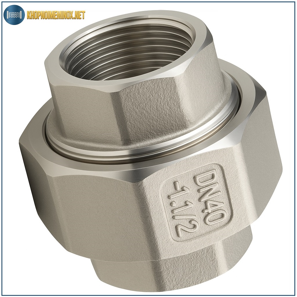 Rắc co inox DN40