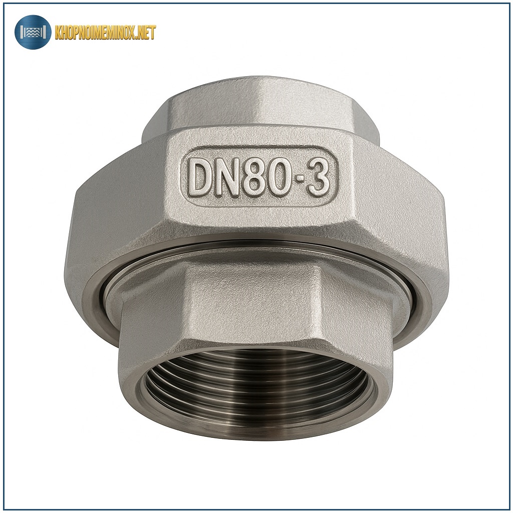 Rắc co inox DN80