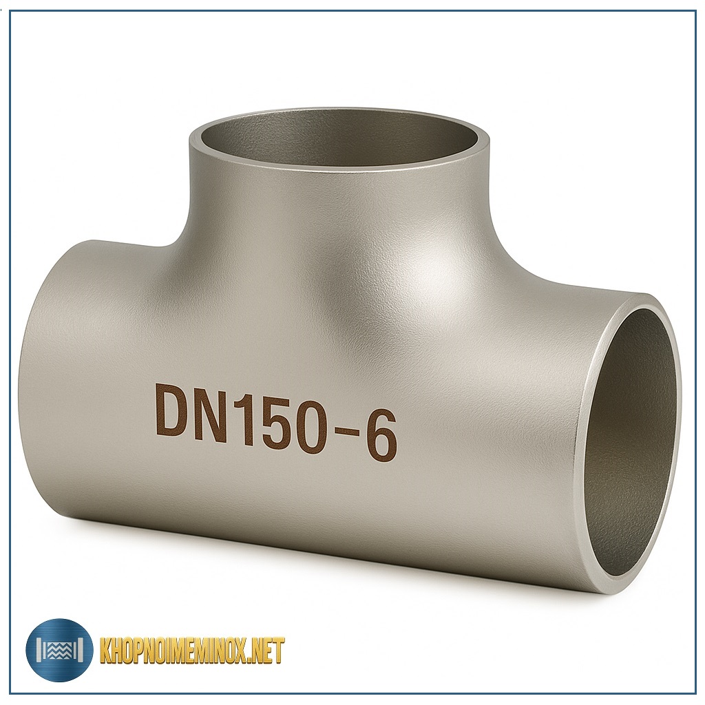 Tê inox DN150