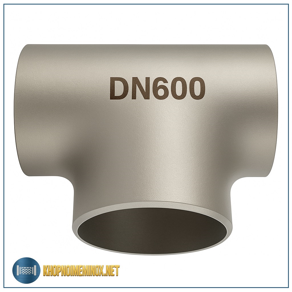 Tê inox DN600