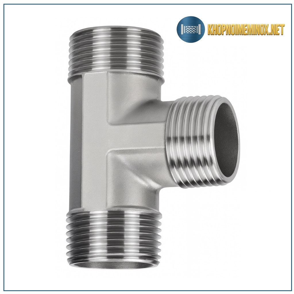 Tê ren ngoài inox