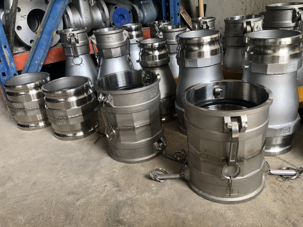 Khớp nối nhanh inox clam đầy đủ các kích thước