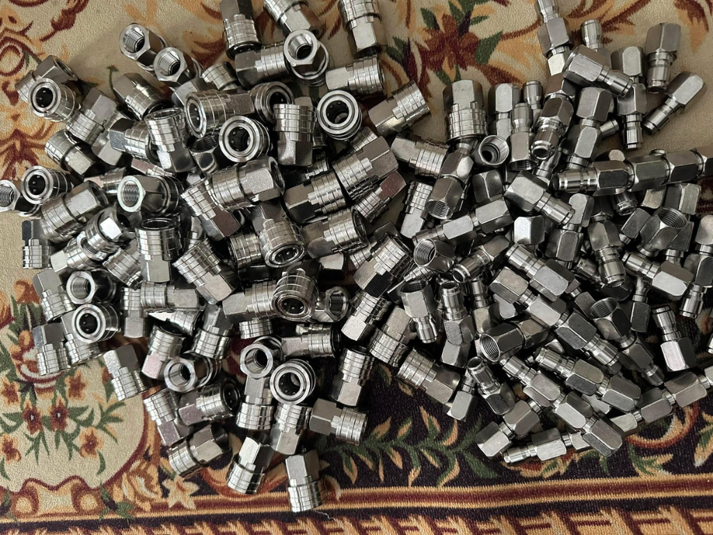 Khớp nối nhanh khí nén inox sẵn kho số lượng lớn