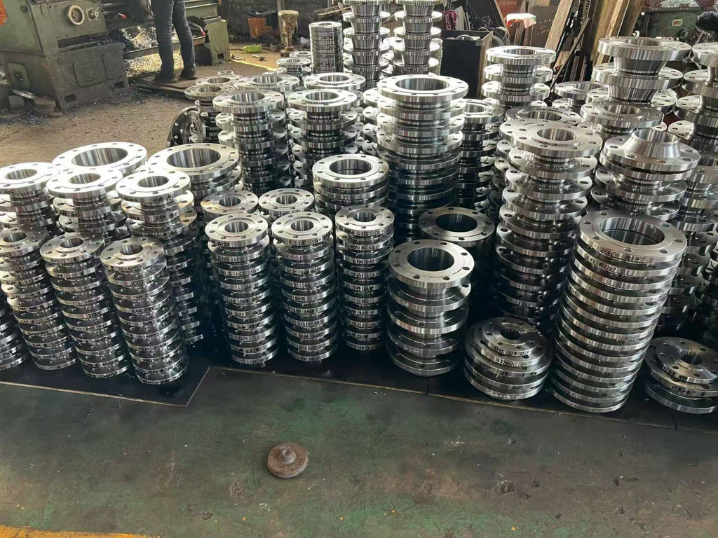 Mặt bích inox ảnh chụp tại kho