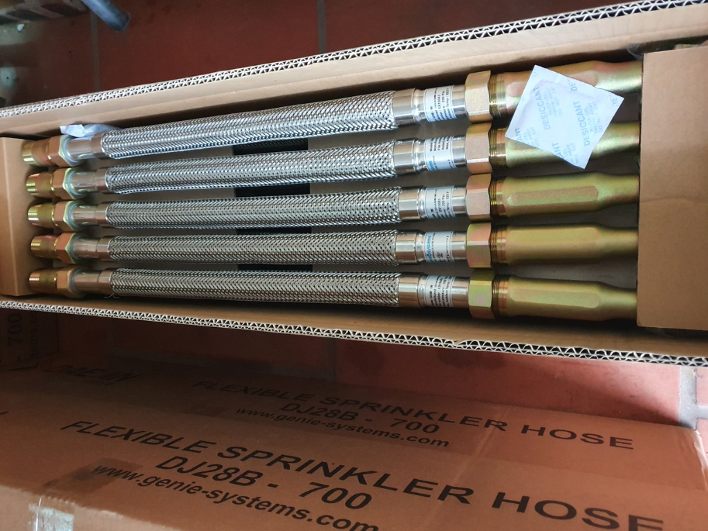 Ống mềm nối đầu phun Sprinkler hình ảnh thực tế