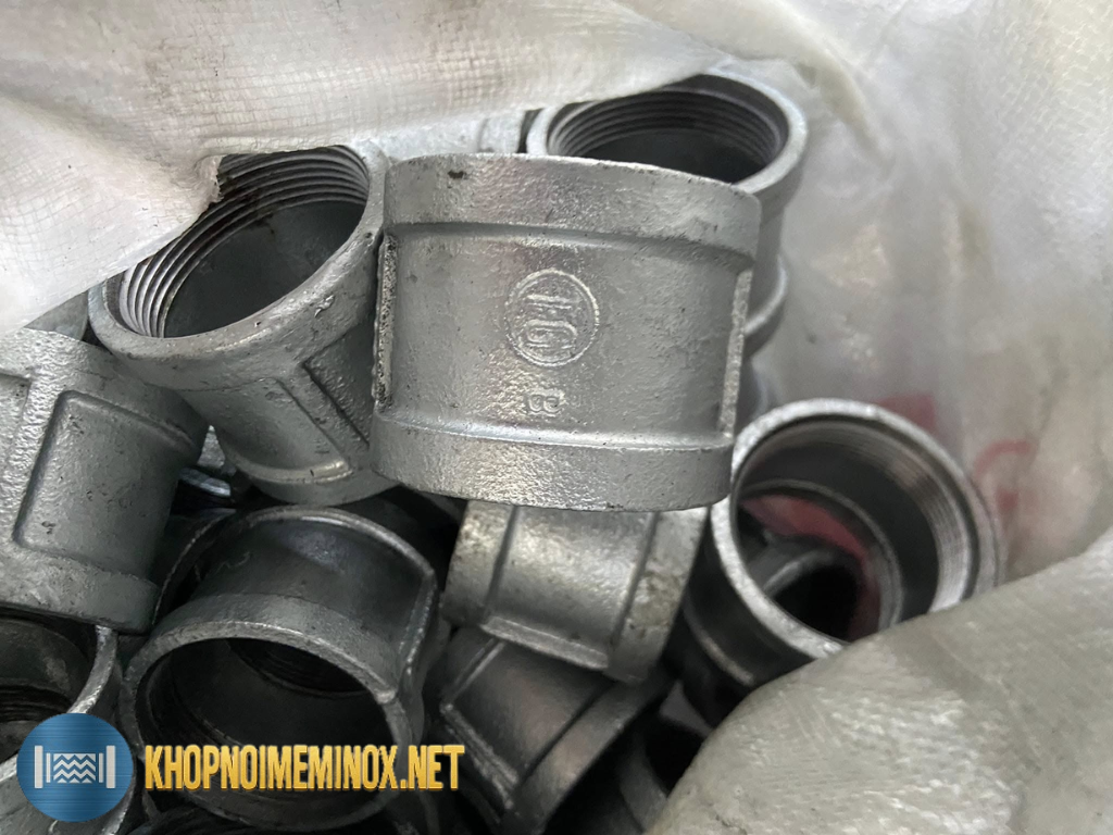 Măng sông thép mạ kẽm DN80