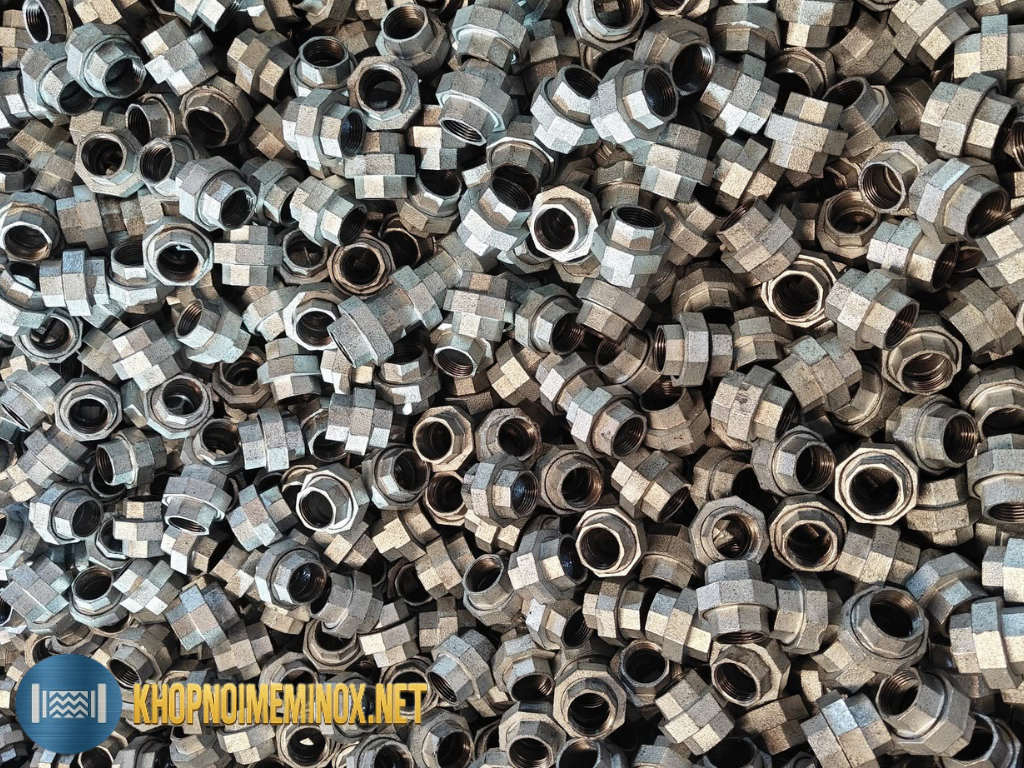 Rắc co thép mạ kẽm DN80