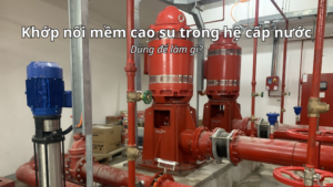 Khớp nối cao su dùng làm gì trong hệ thống cấp nước