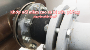 Khớp nối mềm cao su bị nứt, phồng do đâu?