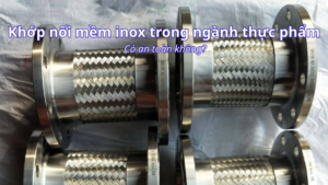 Khớp nối mềm inox dùng trong ngành thực phẩm có an toàn?