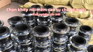 Kinh nghiệm chọn khớp nối mềm cao su cho hệ thống nước