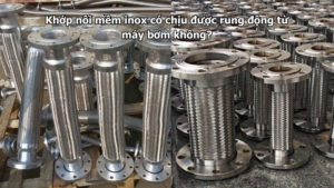 Khớp nối mềm inox có chịu được rung động từ máy bơm không?