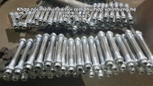 Khớp nối mềm inox nối ren phù hợp với những hệ thống nào?