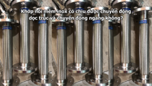 Khớp nối mềm inox có chịu được chuyển động dọc trục và chuyển động ngang không?