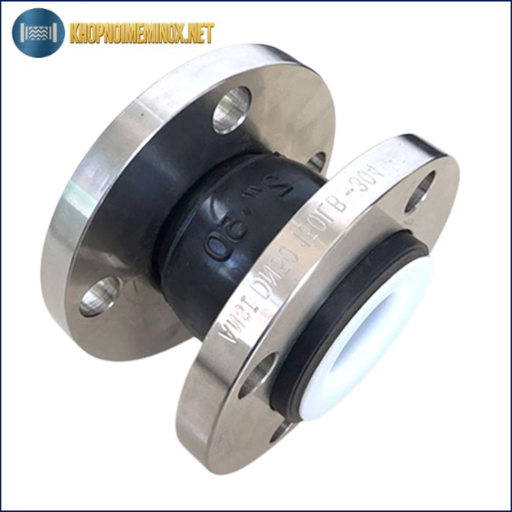 Khớp nối mềm cao su dạng ống lót PTFE