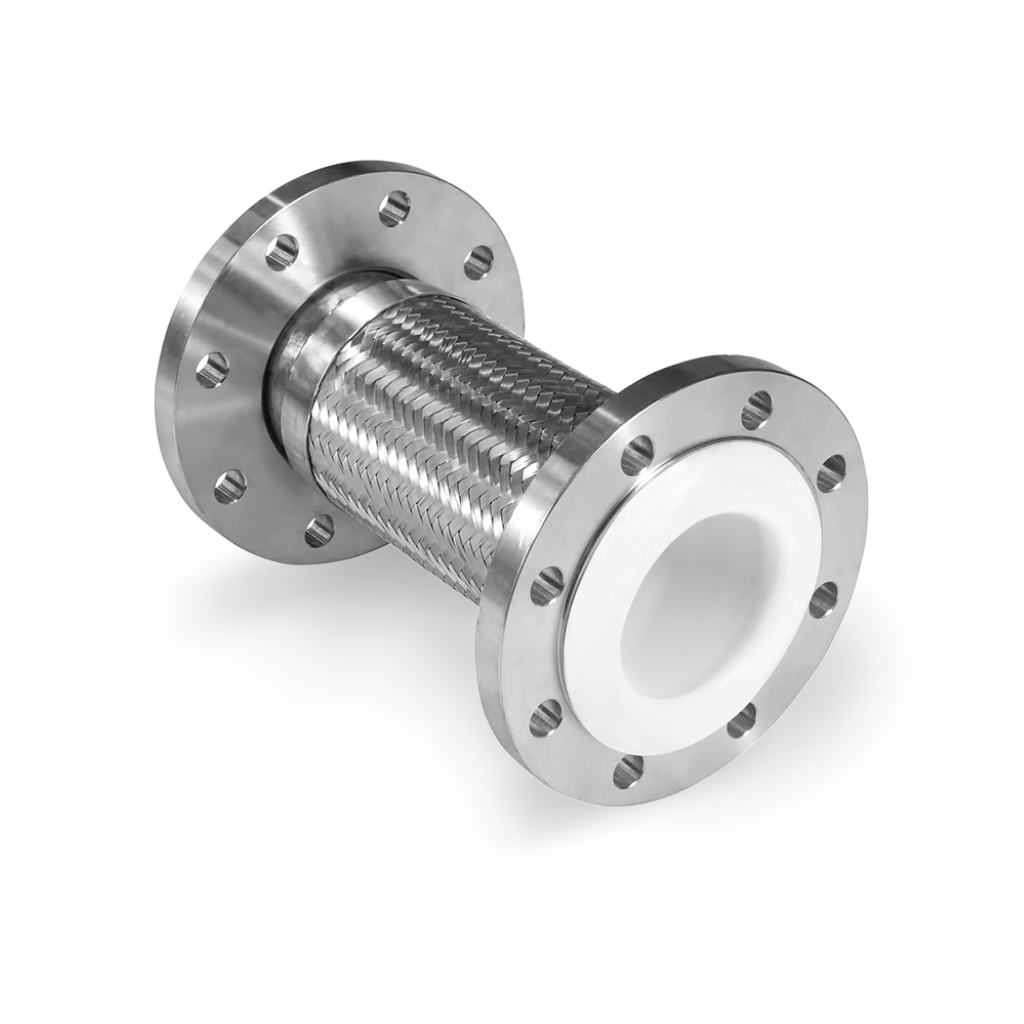 Khớp nối mềm PTFE bọc lưới inox